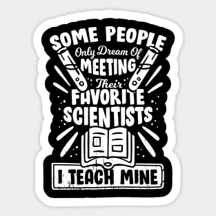 Teaching Science Teacher Gift Sticker